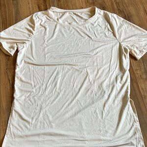 Essentials Woman’s Short Sleeve Cream Tee